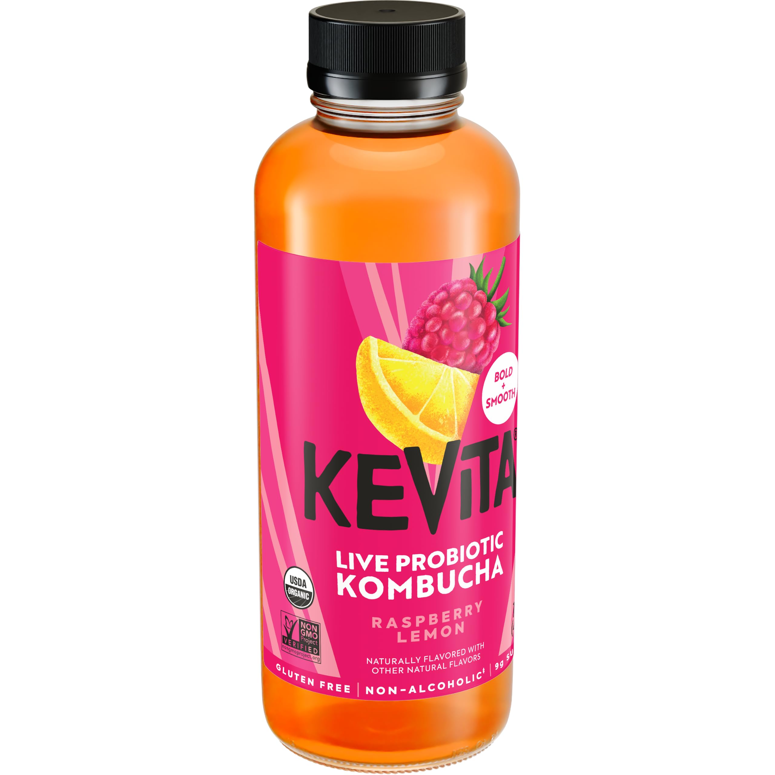 Amazon.com: KeVita Master Brew Live Probiotic Kombucha, Raspberry